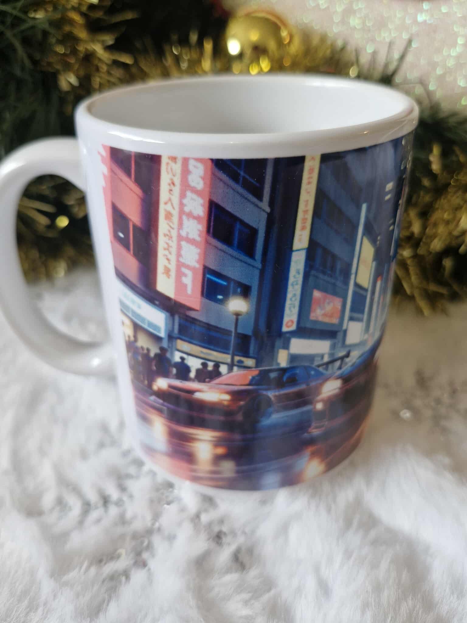 🏎️🌃  Tokyo Drift Night – Mug Blanc Standard