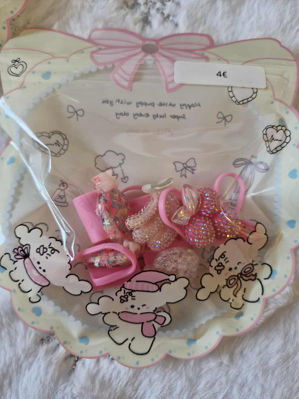 🍓 Bouchon de paille Fruits Roses | Style Kawaii & Paillettes