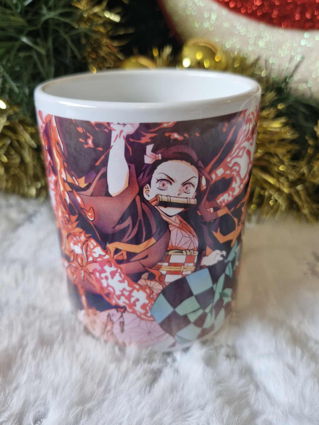 Mug Demon Slayer: Tanjiro et Nezuko ⚔️ Mug Blanc Standard