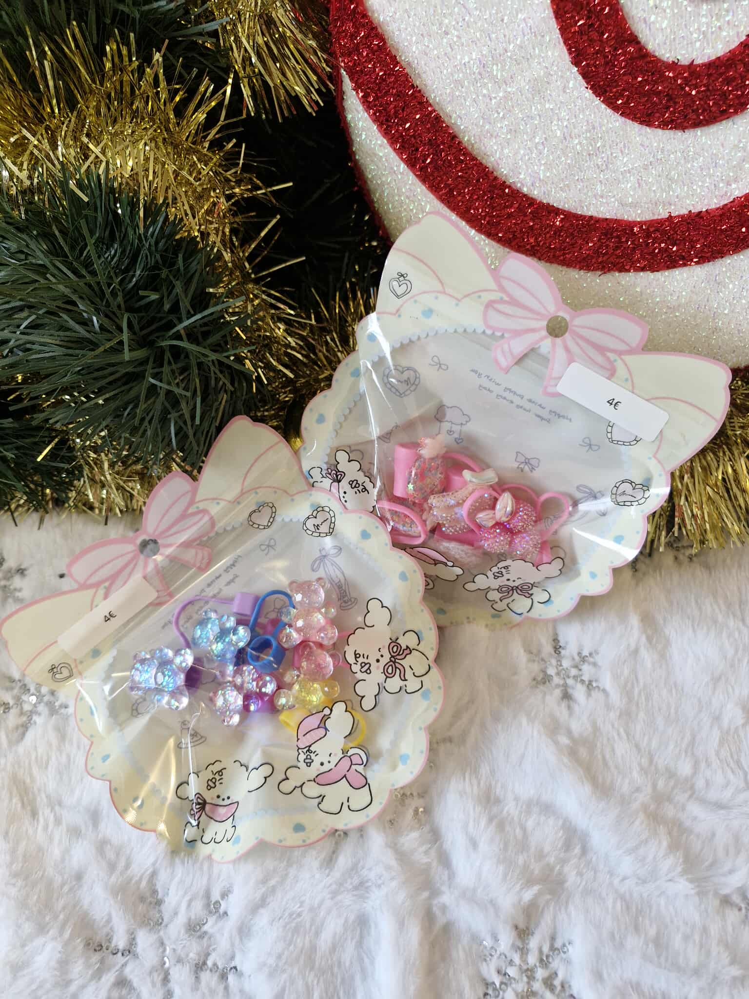 🍓 Bouchon de paille Fruits Roses | Style Kawaii & Paillettes