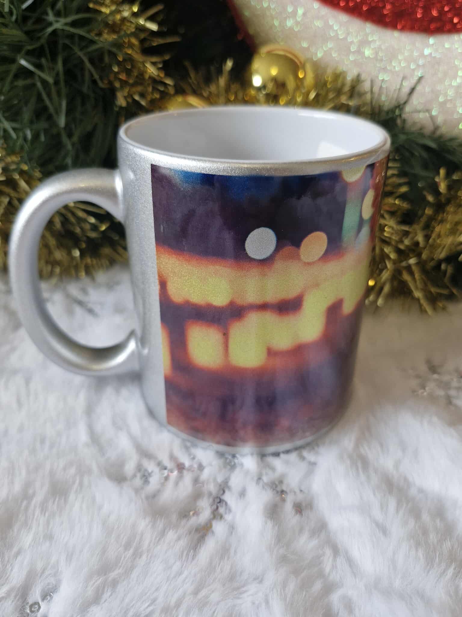 Mug argenté – La Catherina Dia de los Muertos 🌹💀✨