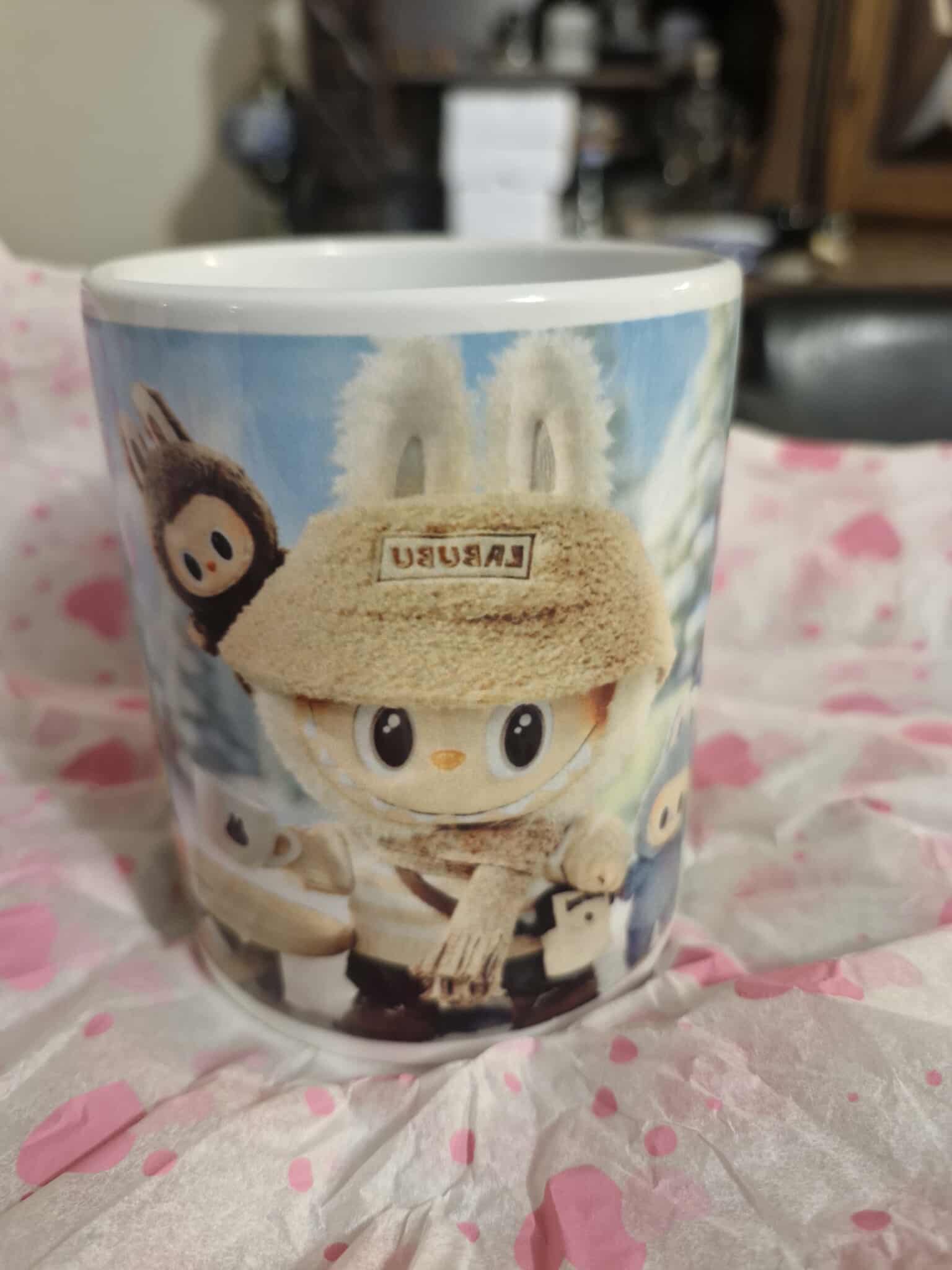 Tasse blanche standard personnalisée