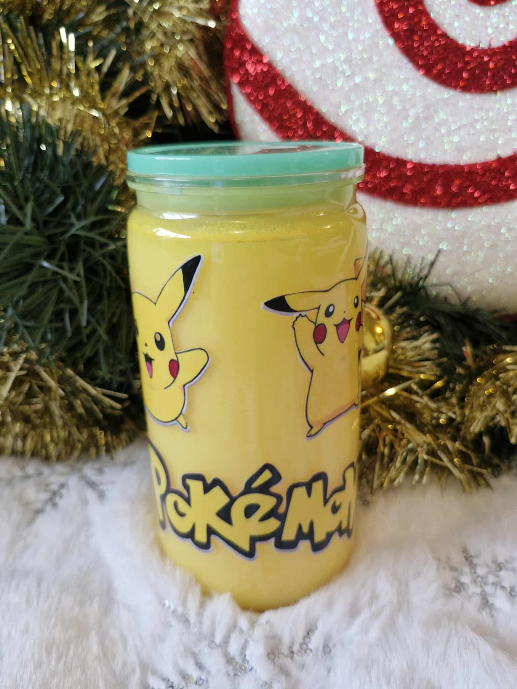 ⚡💛 Tumbler 470 ml – Pikatchu Électrique Jaune ✨