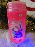 🌙 Tumbler Phosphorescent Kawaii – 470 ml | Brille dans le noir !
