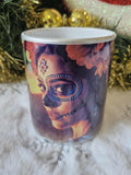 Mug argenté – La Catherina Dia de los Muertos 🌹💀✨