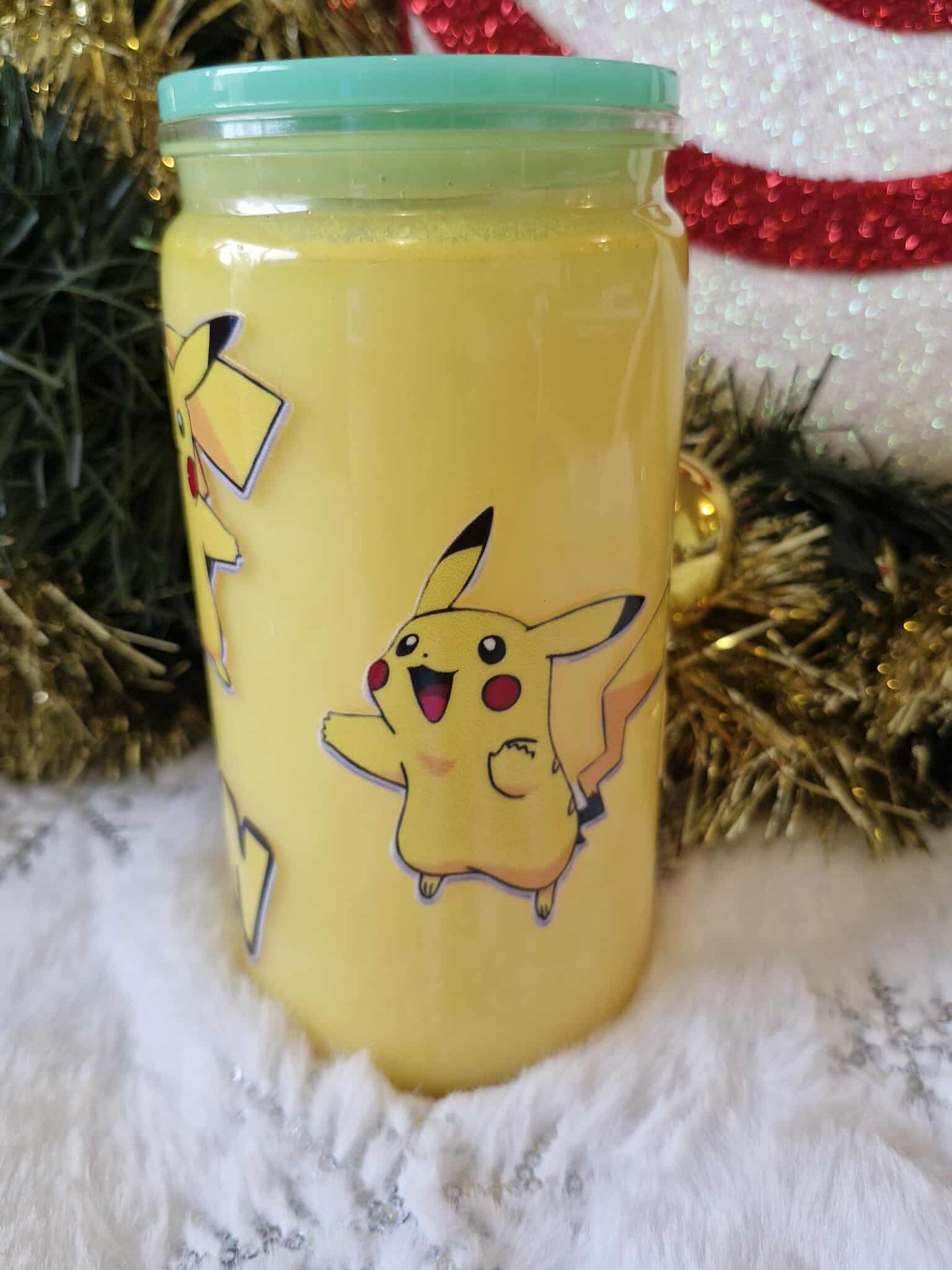 ⚡💛 Tumbler 470 ml – Pikatchu Électrique Jaune ✨