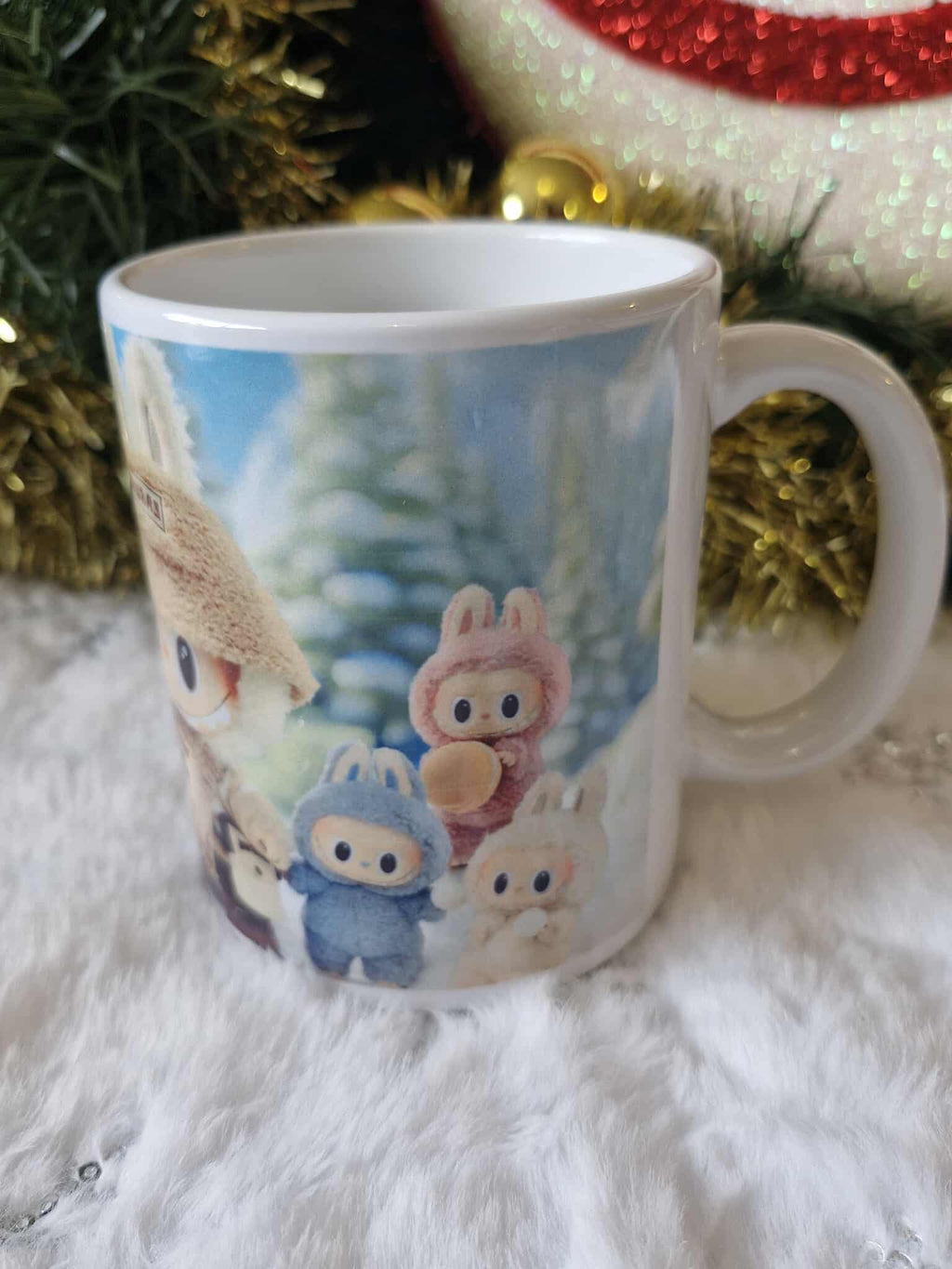 "Labubu à la neige" ❄️ Mug Blanc Standard