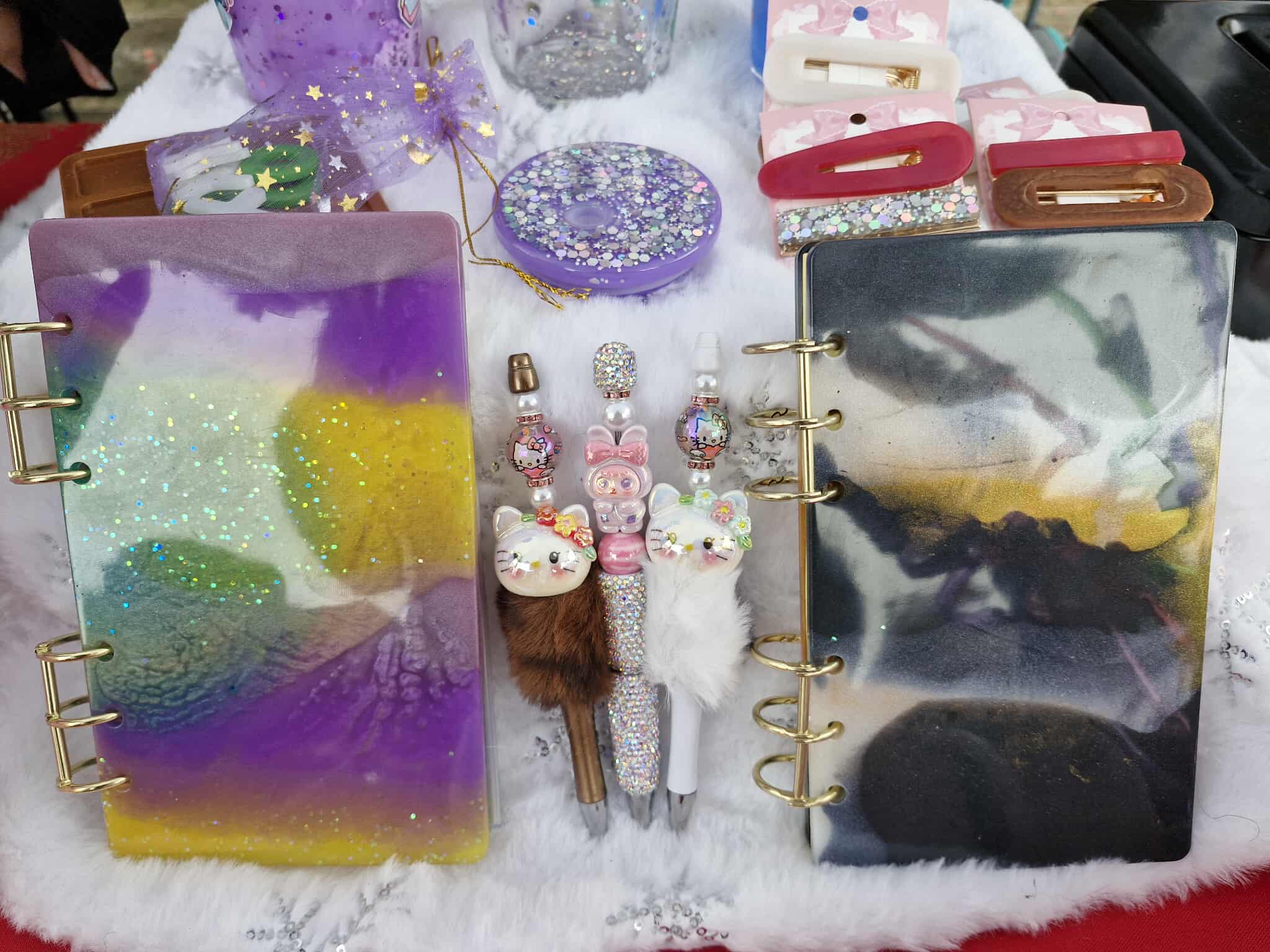 Carnet en résine époxy - Personnalisé | Artisanat Sally Craft